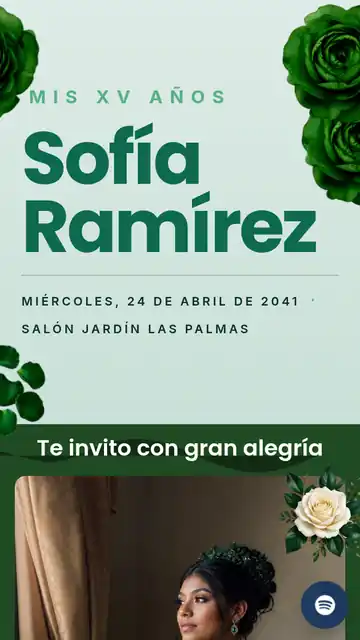 Vista previa de XV Años | Inspiración Verde Esmeralda